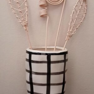 Mini Florero cerámico mesh