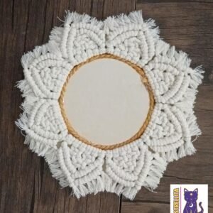Mandala flor blanca