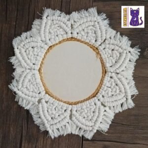 Mandala flor blanca